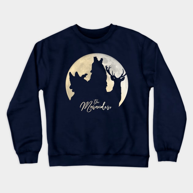 Full Moon on the Grounds Crewneck Sweatshirt by polliadesign